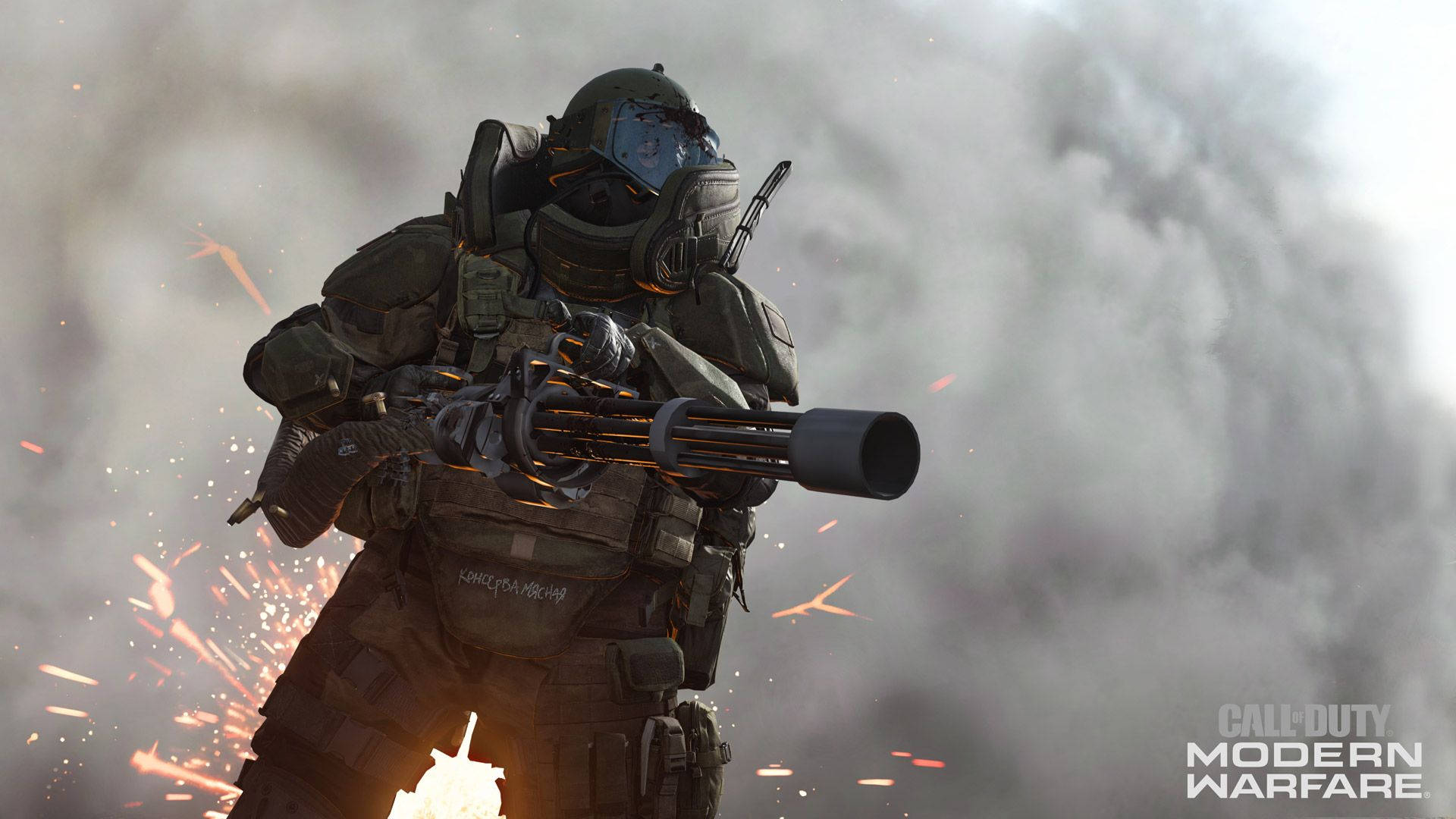 Explosion In Call Of Duty Modern Warfare Background