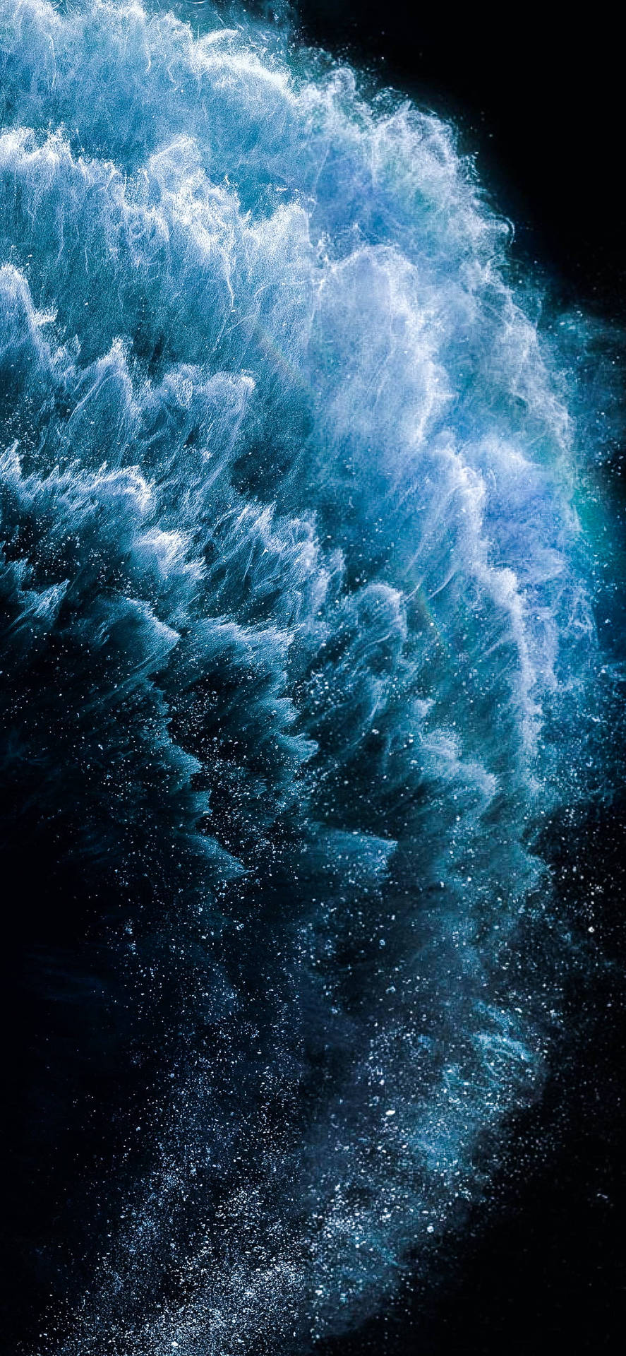 Explosion Of Blue Dust Samsung Full Hd Background
