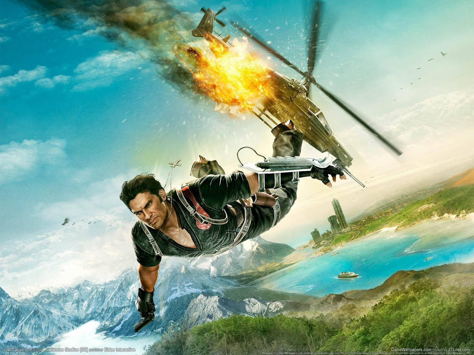 Explosive Action In Just Cause 2 Background