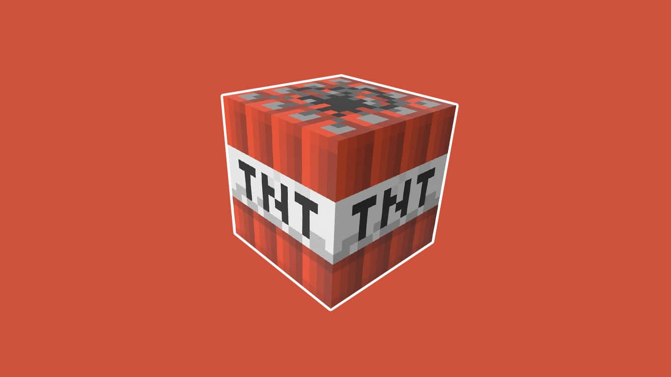 Explosive Action With Minecraft Tnt Background