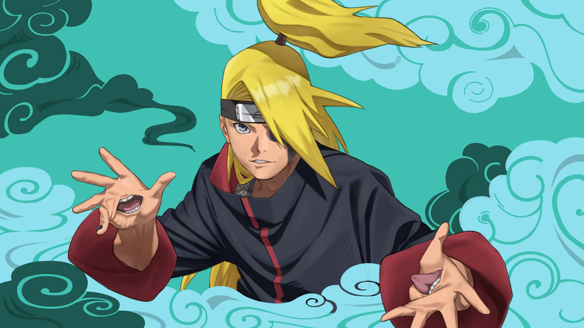 Explosive Art Meets Ninja Prowess In The Creation Of Deidara Background