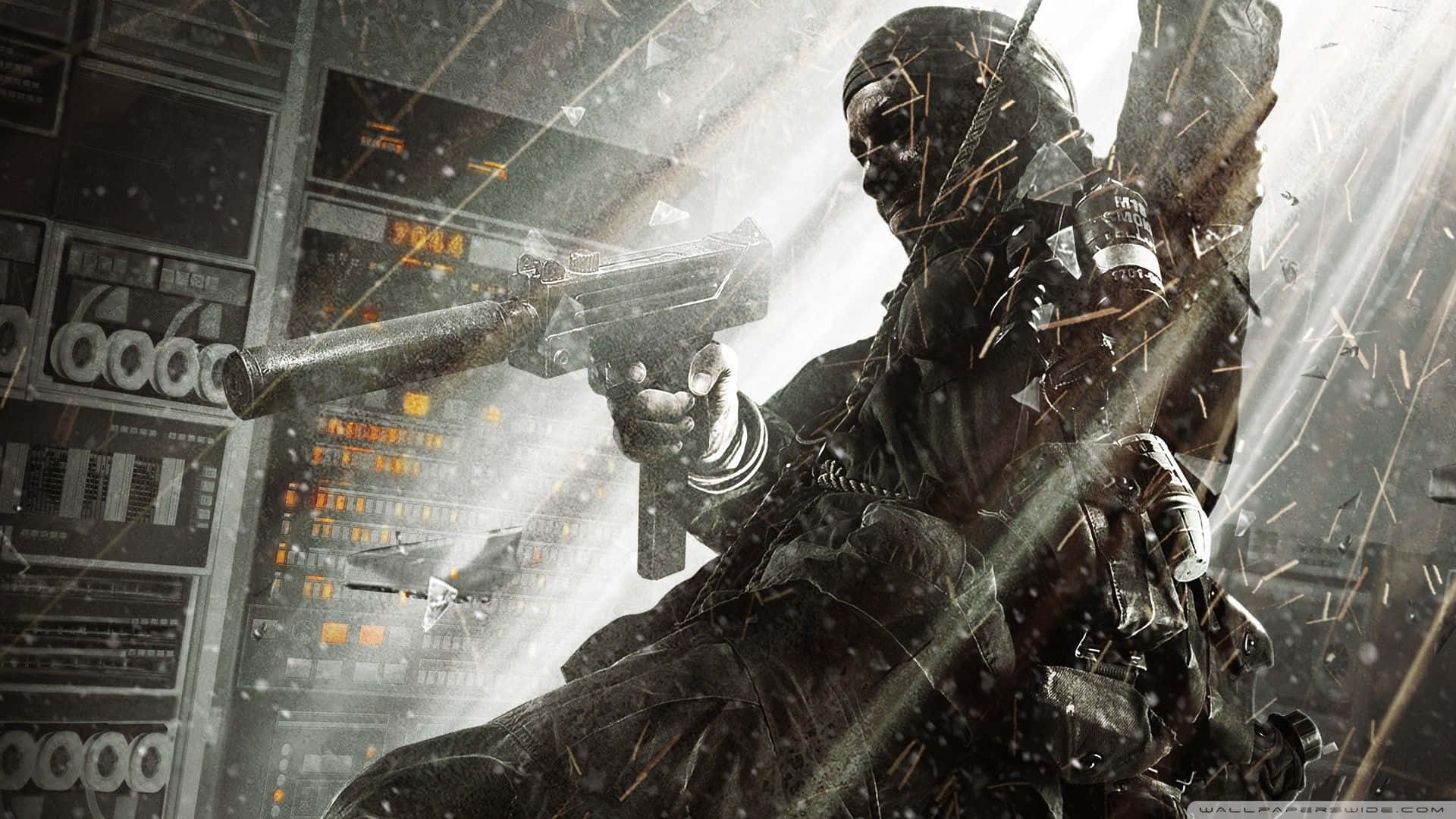 Explosive Warfare In Call Of Duty Black Ops 2 Background