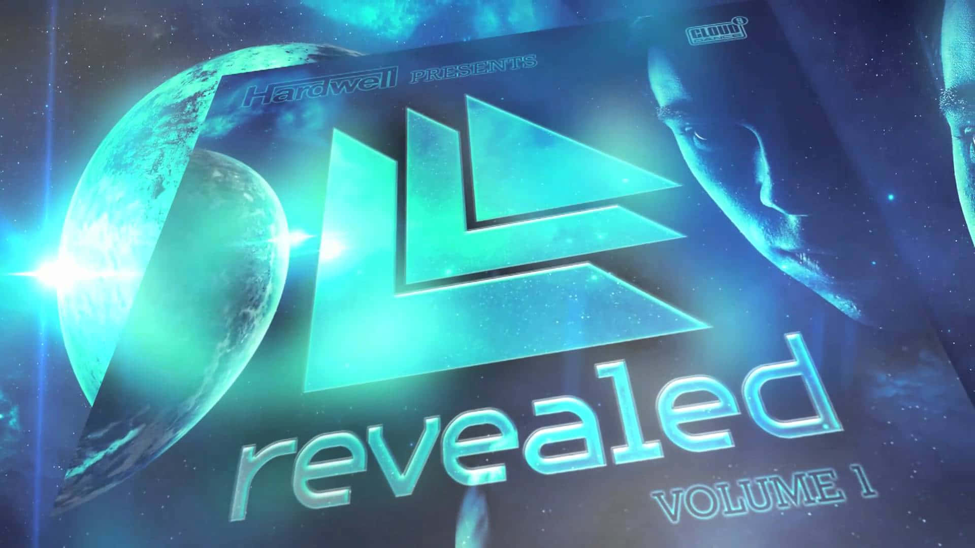 Exposed Glowing Blue Cover Background