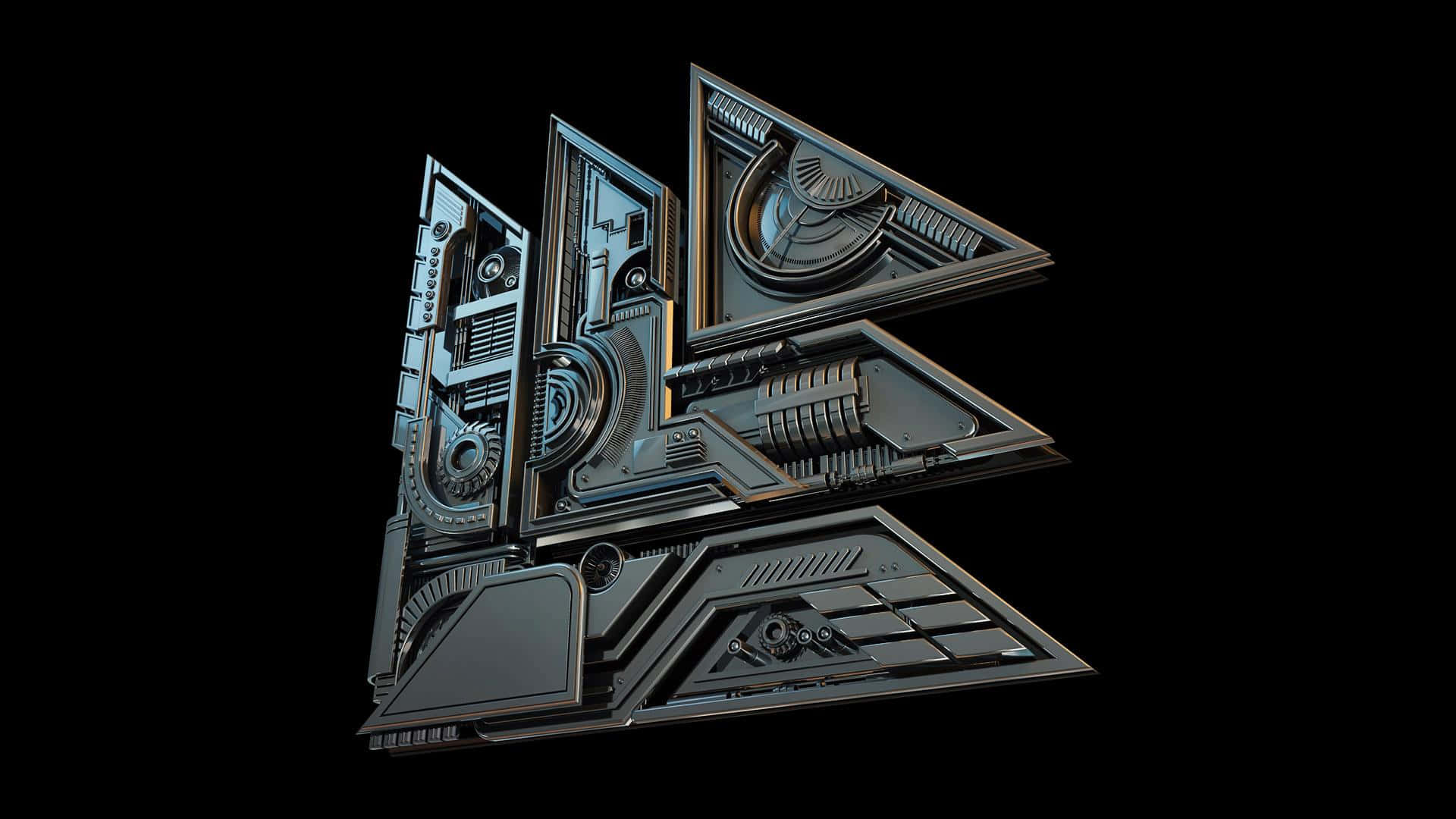 Exposed Or Revealed Company Logo Background