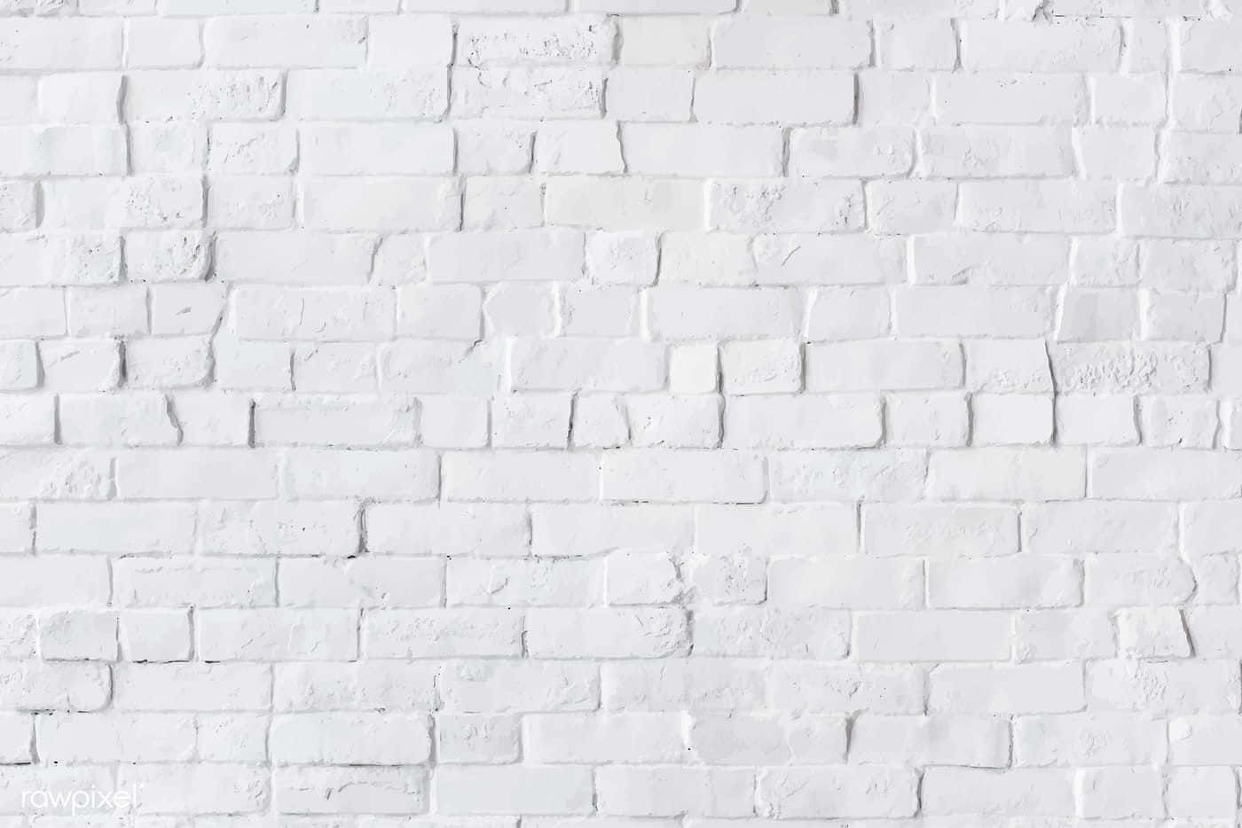 Exposed White Brick Wall