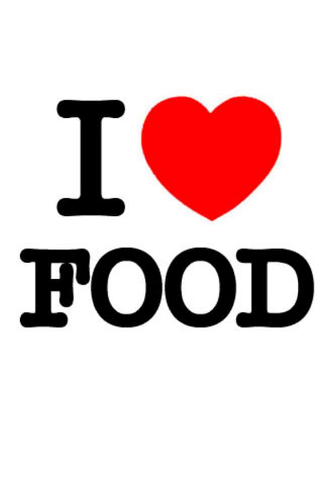 Express Love For Food - I Heart Pfp Food Image Background