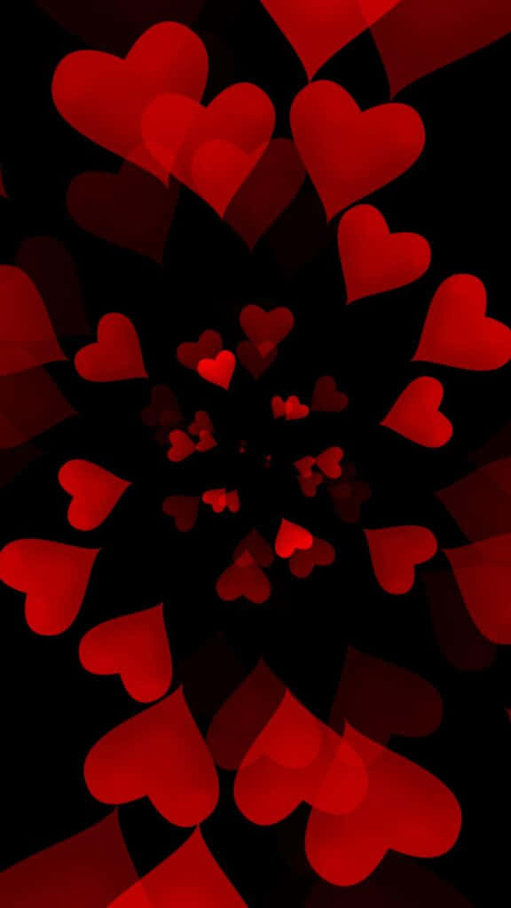 Express Your Love With This Beautiful Red Heart. Background