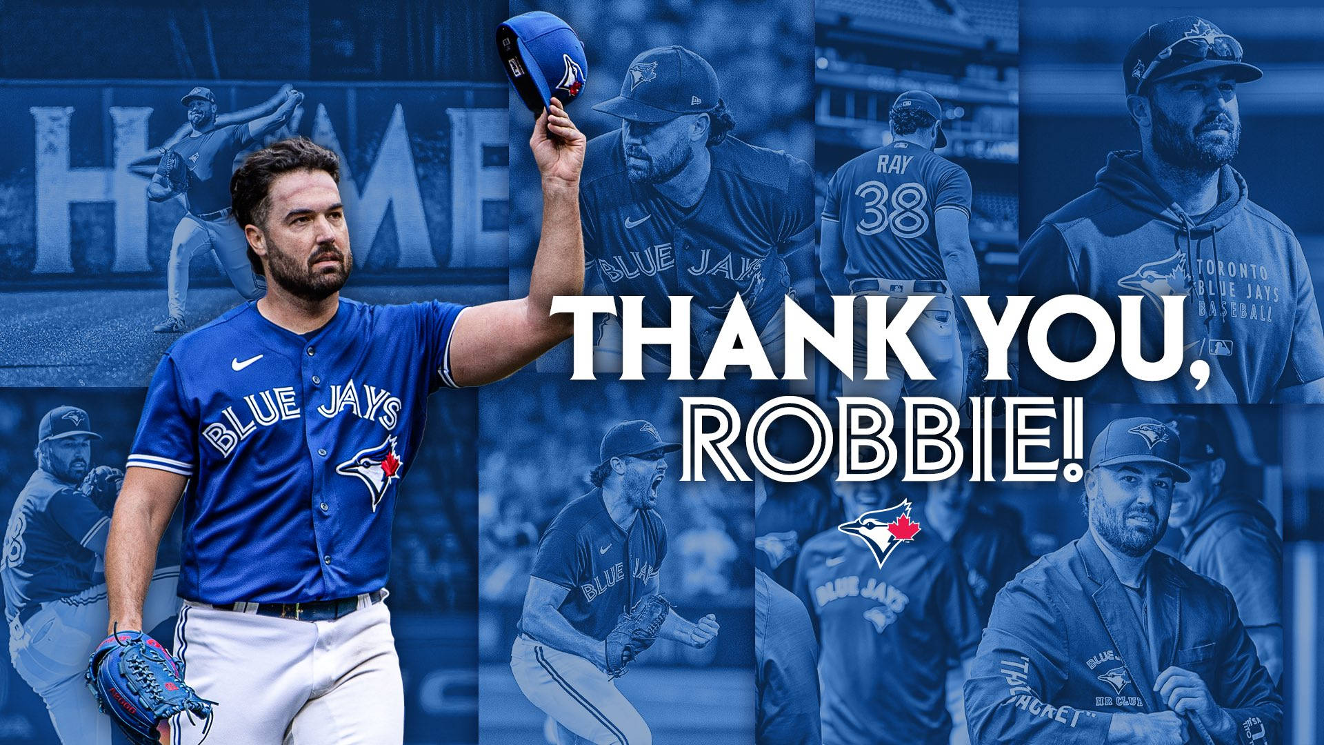 Expressive Thank You Robbie Ray Poster Background