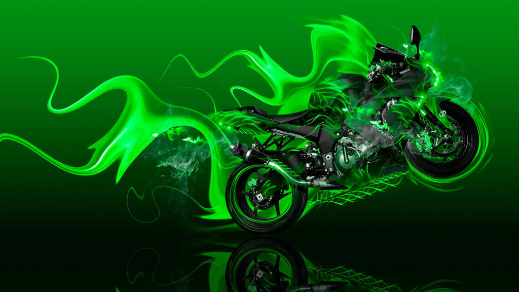 Exquisite 4k Ultra Hd Image Of A Modern Racing Bike With A Vibrant City Backdrop. Background