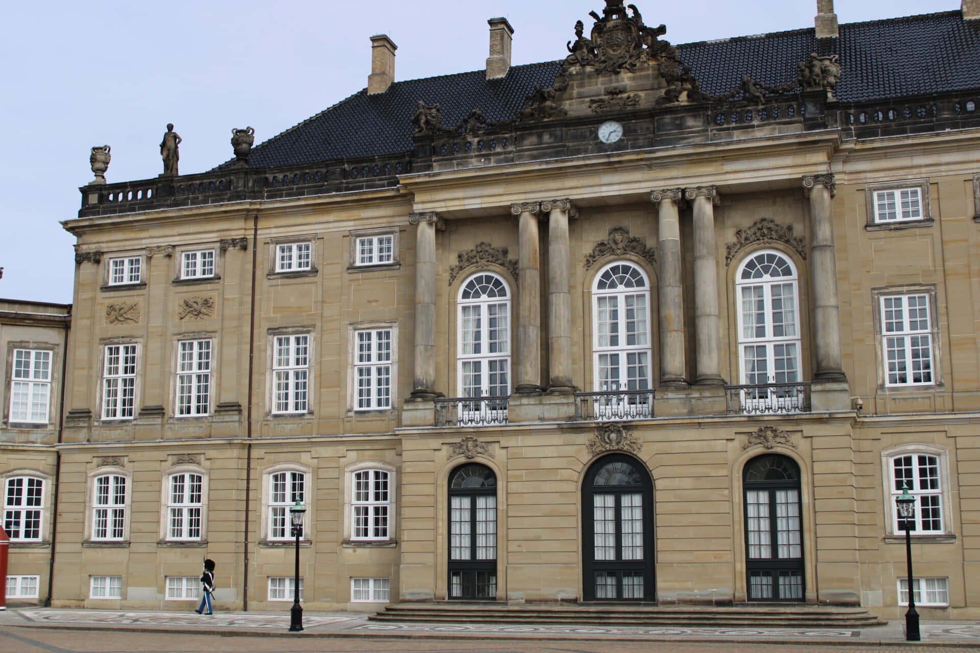 Exquisite Architectural Designs Of Amalienborg Palace Background