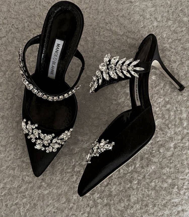 Exquisite Black Manolo Blahnik Pumps