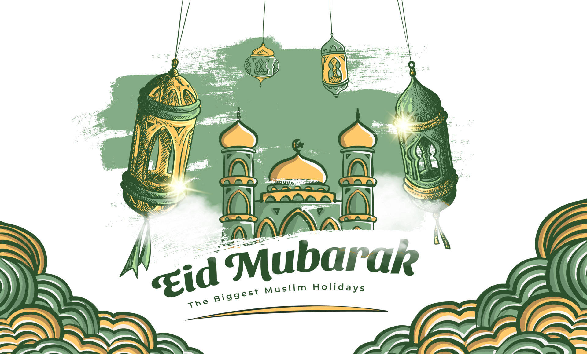 Exquisite Celebration Of Eid Mubarak