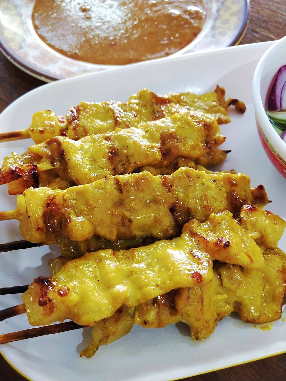 Exquisite Chicken Satay - A Feast For The Eyes And Taste Buds