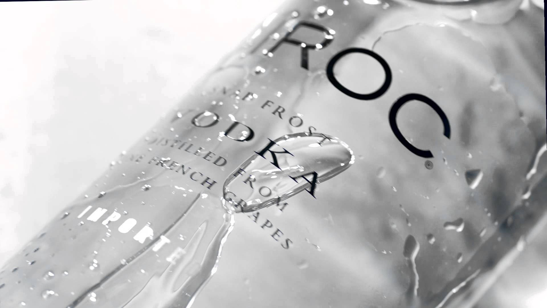 Exquisite Ciroc Snap Frost French Vodka Bottle Close-up Background