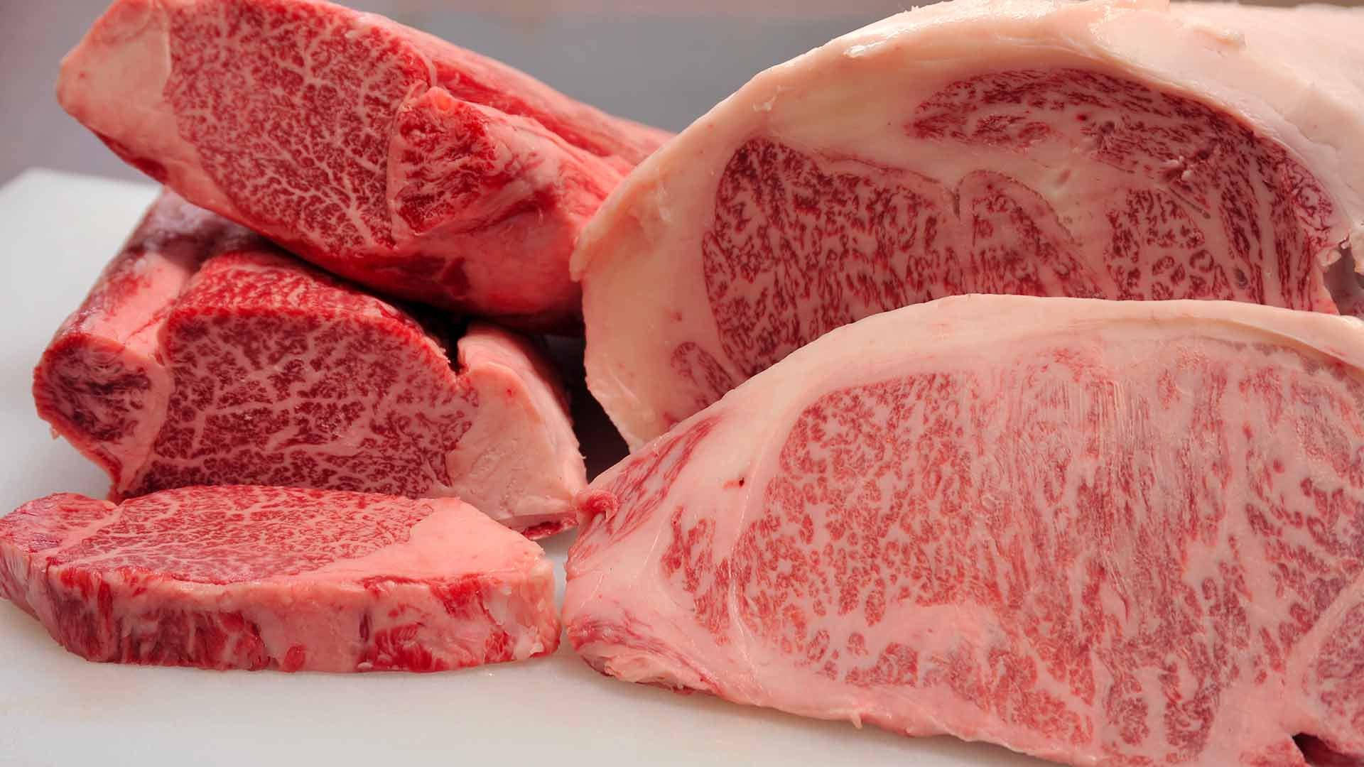 Exquisite Kobe Beef Selection Background