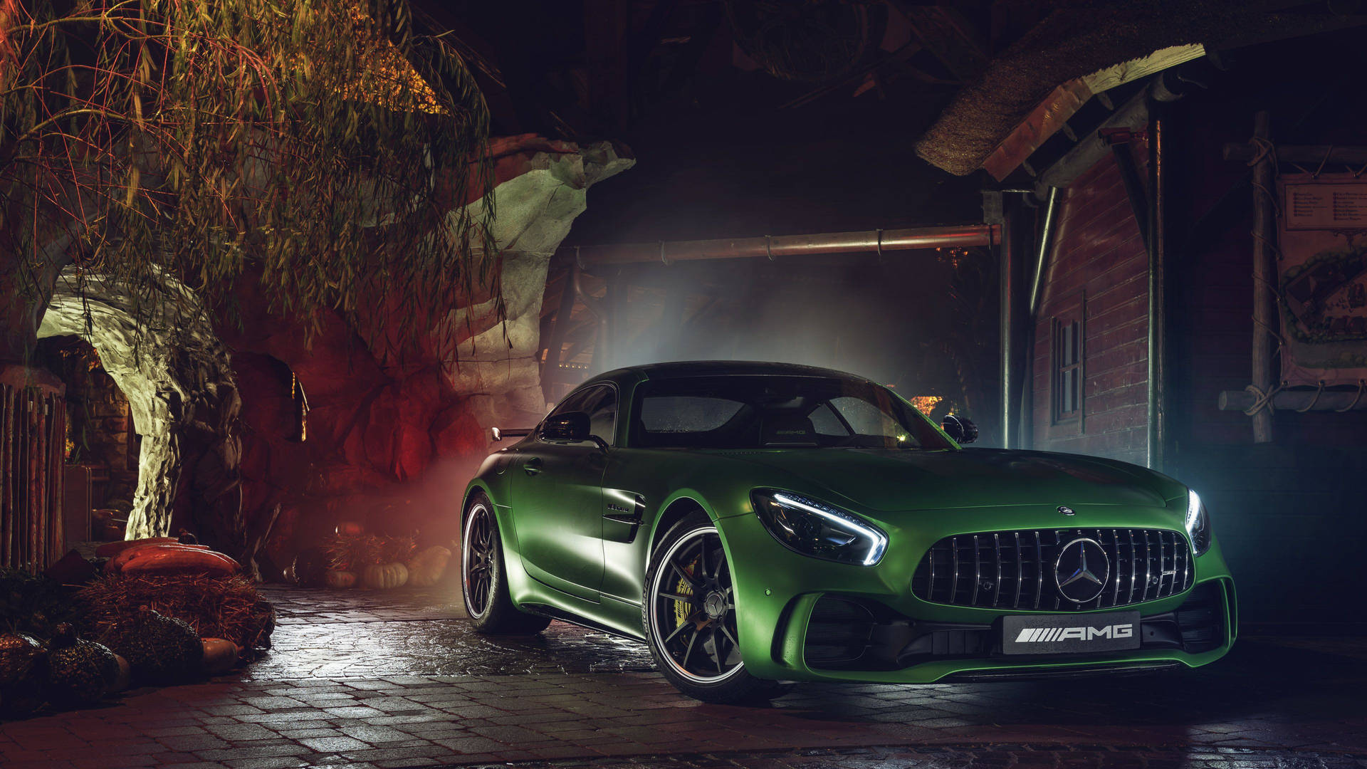 Exquisite Mercedes Amg Gtr - Masterpiece Of Automotive Design Background