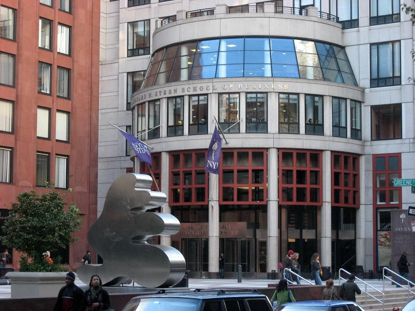 Exterior Of Nyu Business School Background