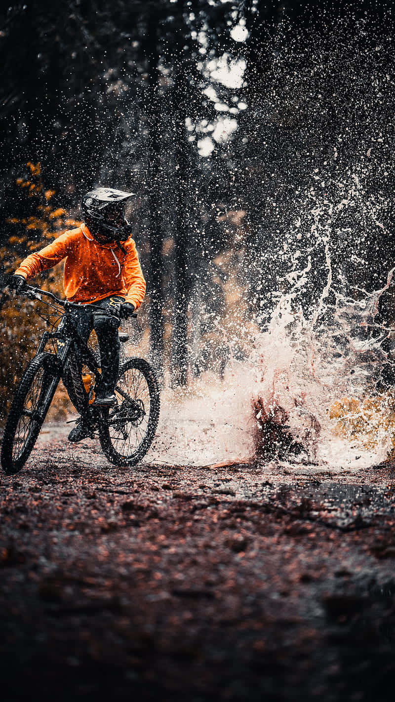 Extreme Cycling Road Background