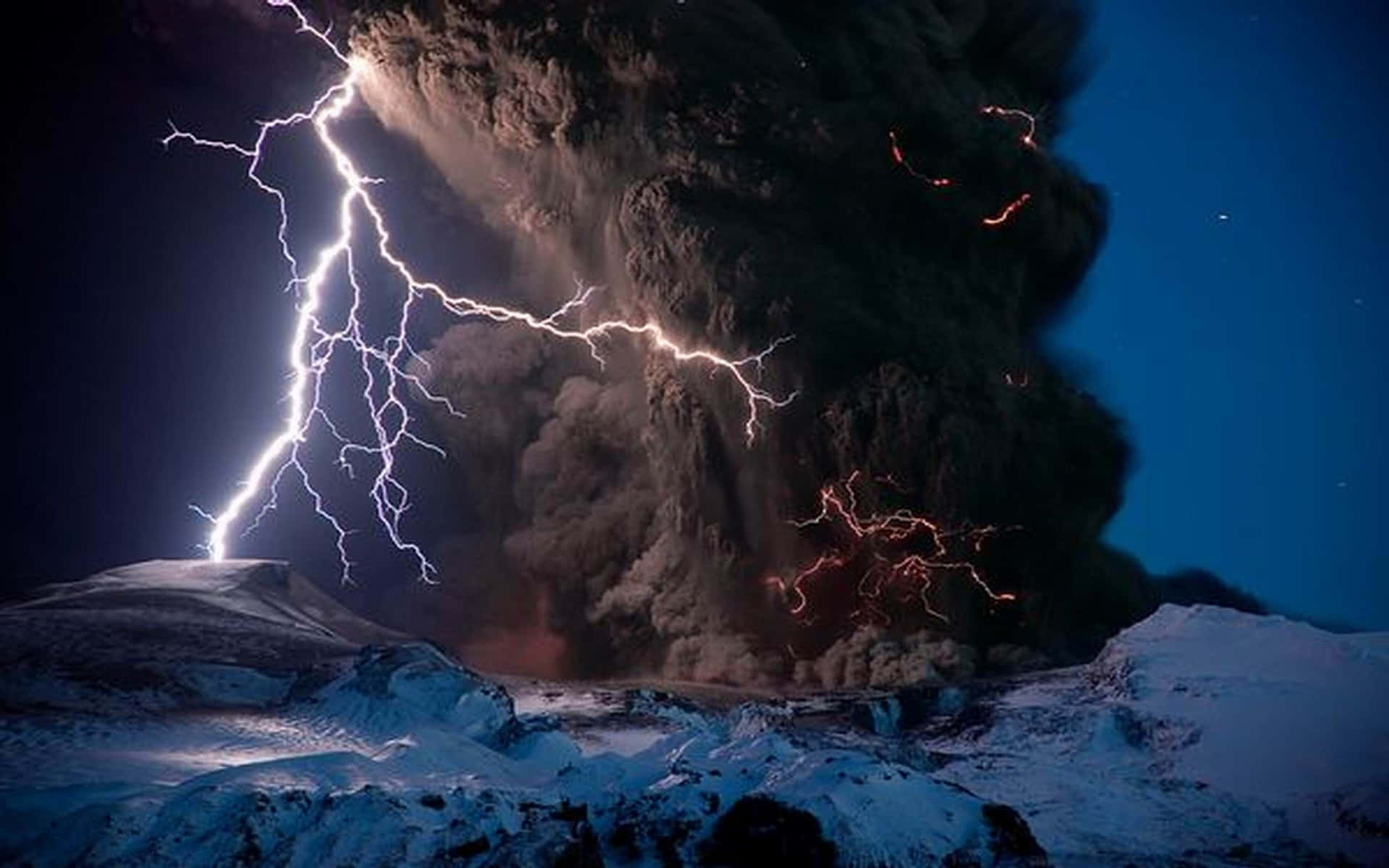 Extreme Lightning Strike Background