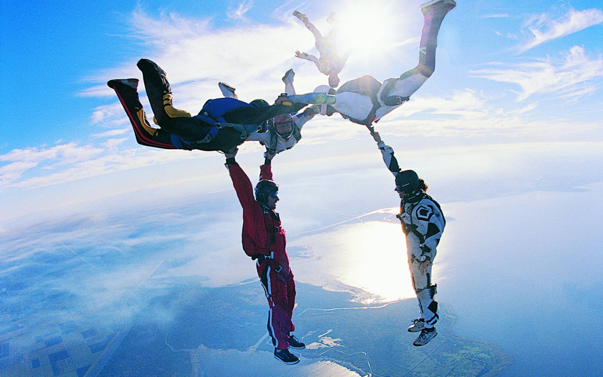 Extreme Sports Formation Skydiving