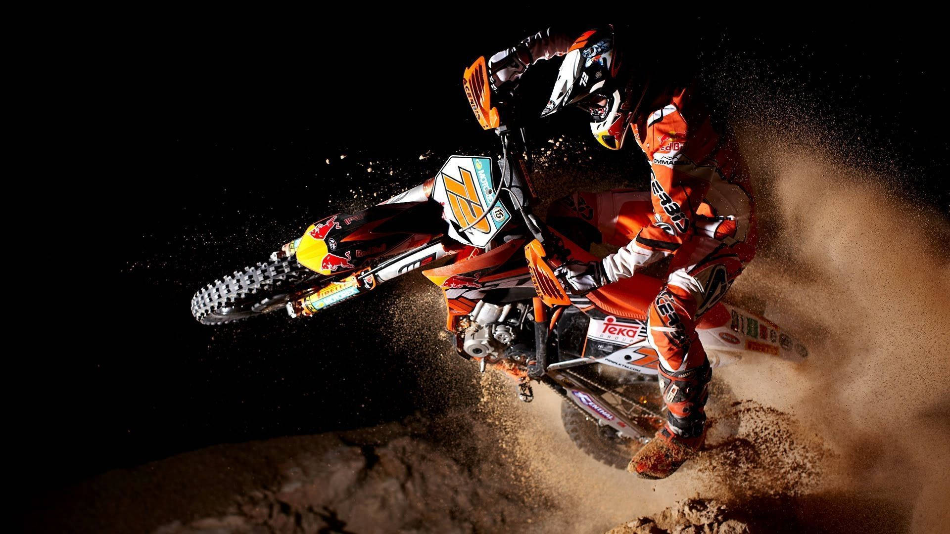 Extreme Sports Motocross Background