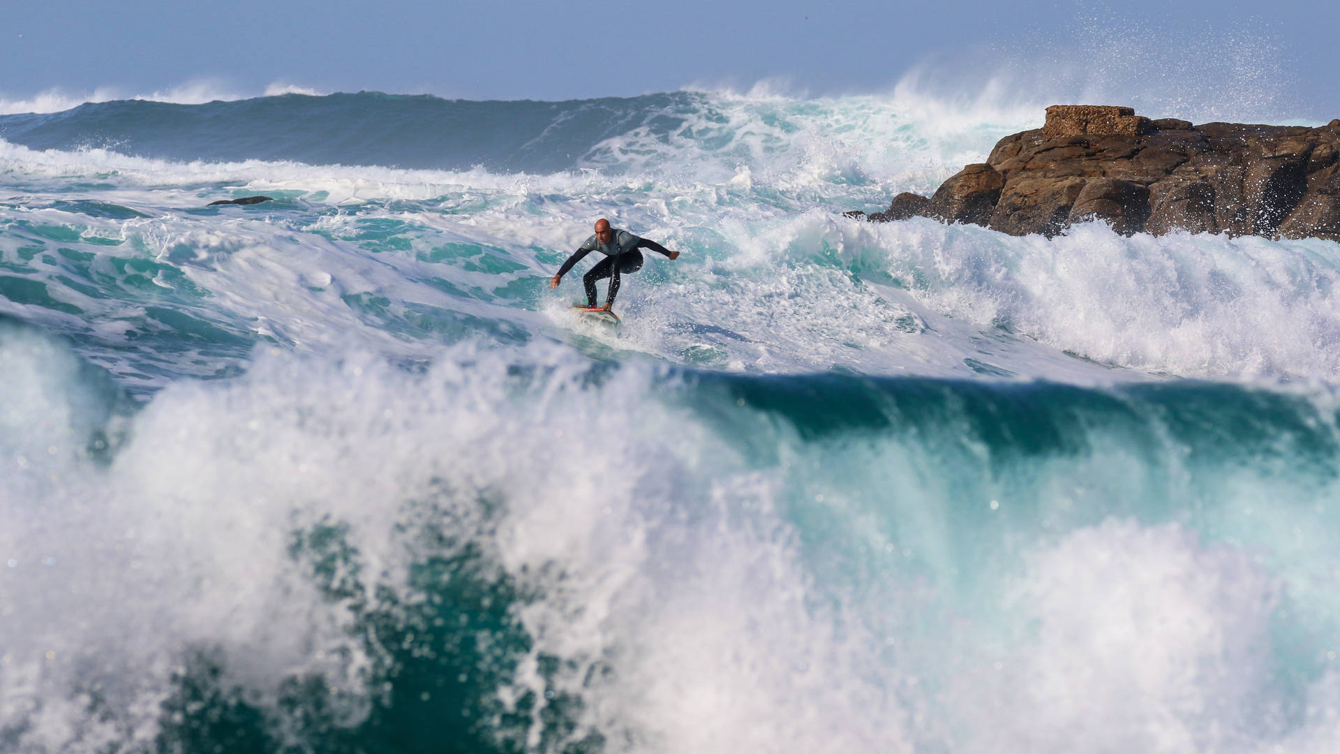 Extreme Sports Surfing Crashing Waves