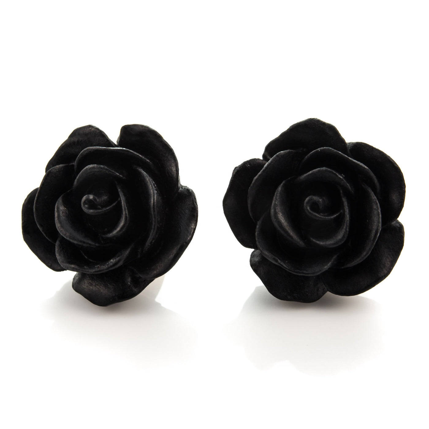 Eye-catching Black Rose Earrings Background
