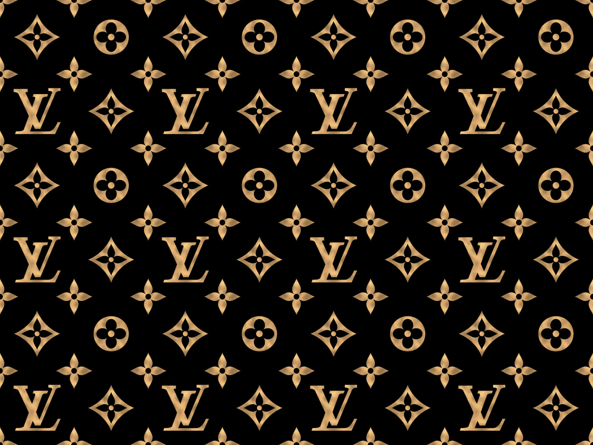 Eye-catching Louis Vuitton Pattern Perfect For Wall Art Background