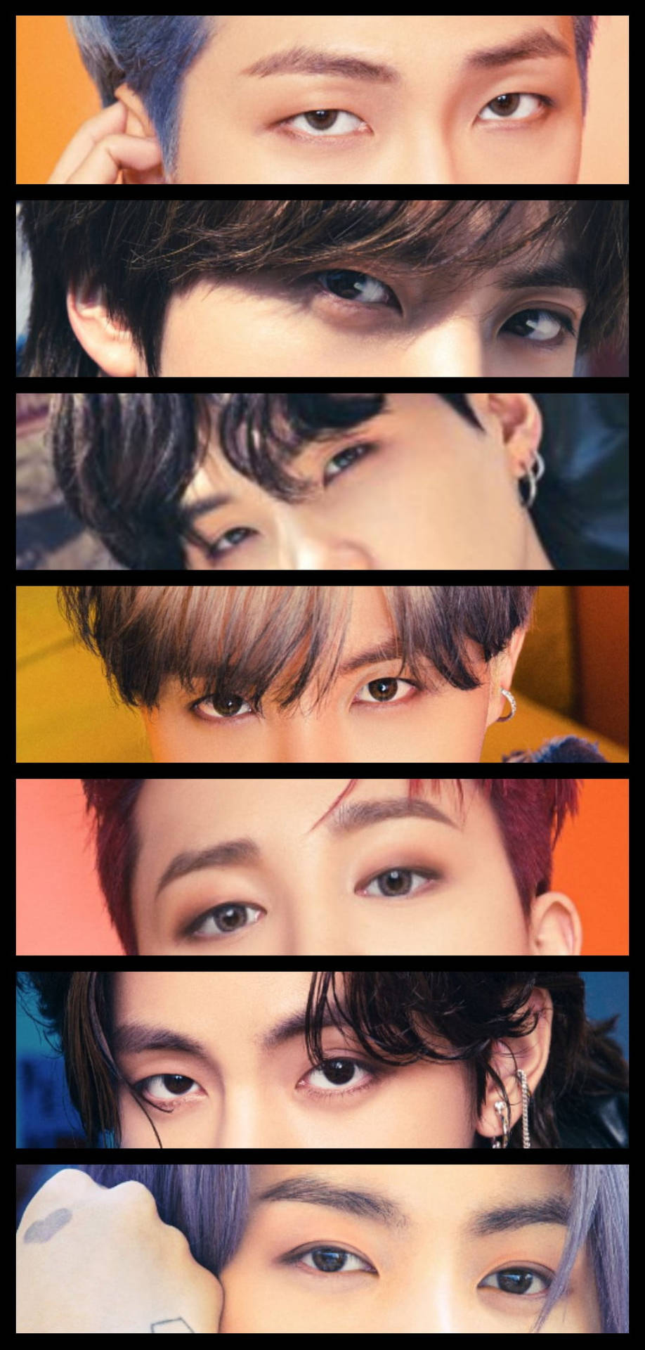 Eye Close-up Lockscreen Bts Background