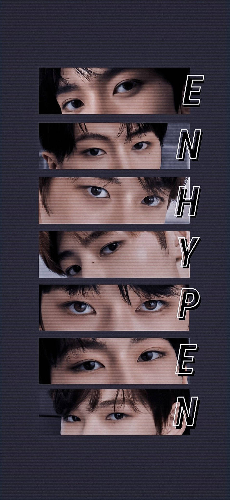 Eye Collage Enhypen Aesthetic Background