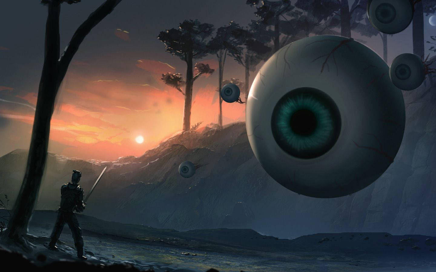 Eye Of Cthulhu Terraria Background