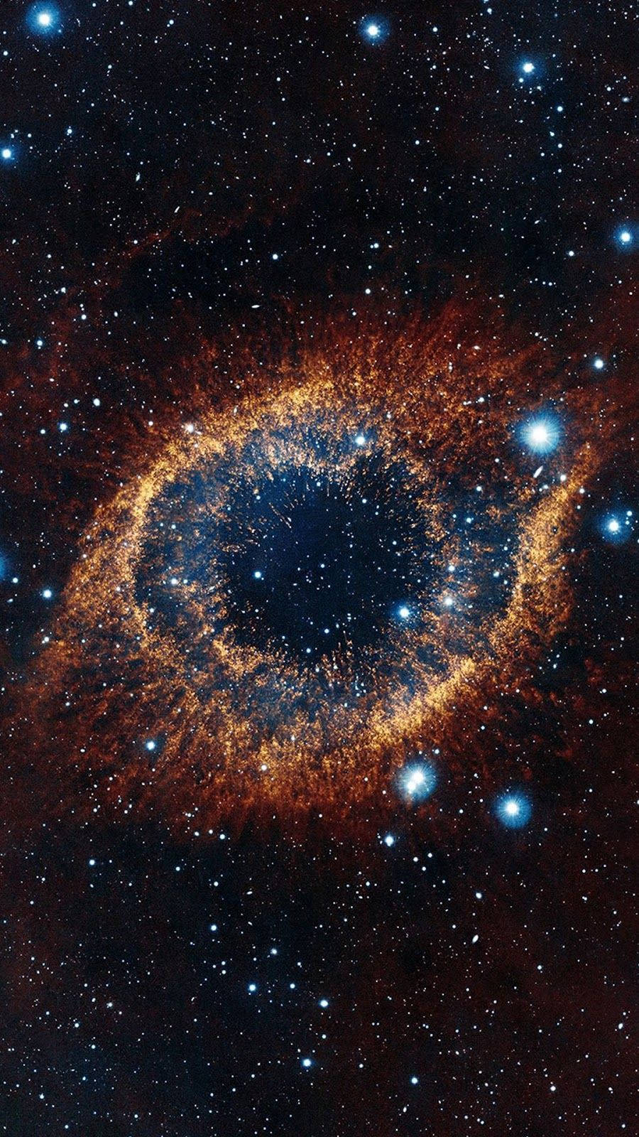 Eye-shaped Nebula Galaxy Live Background
