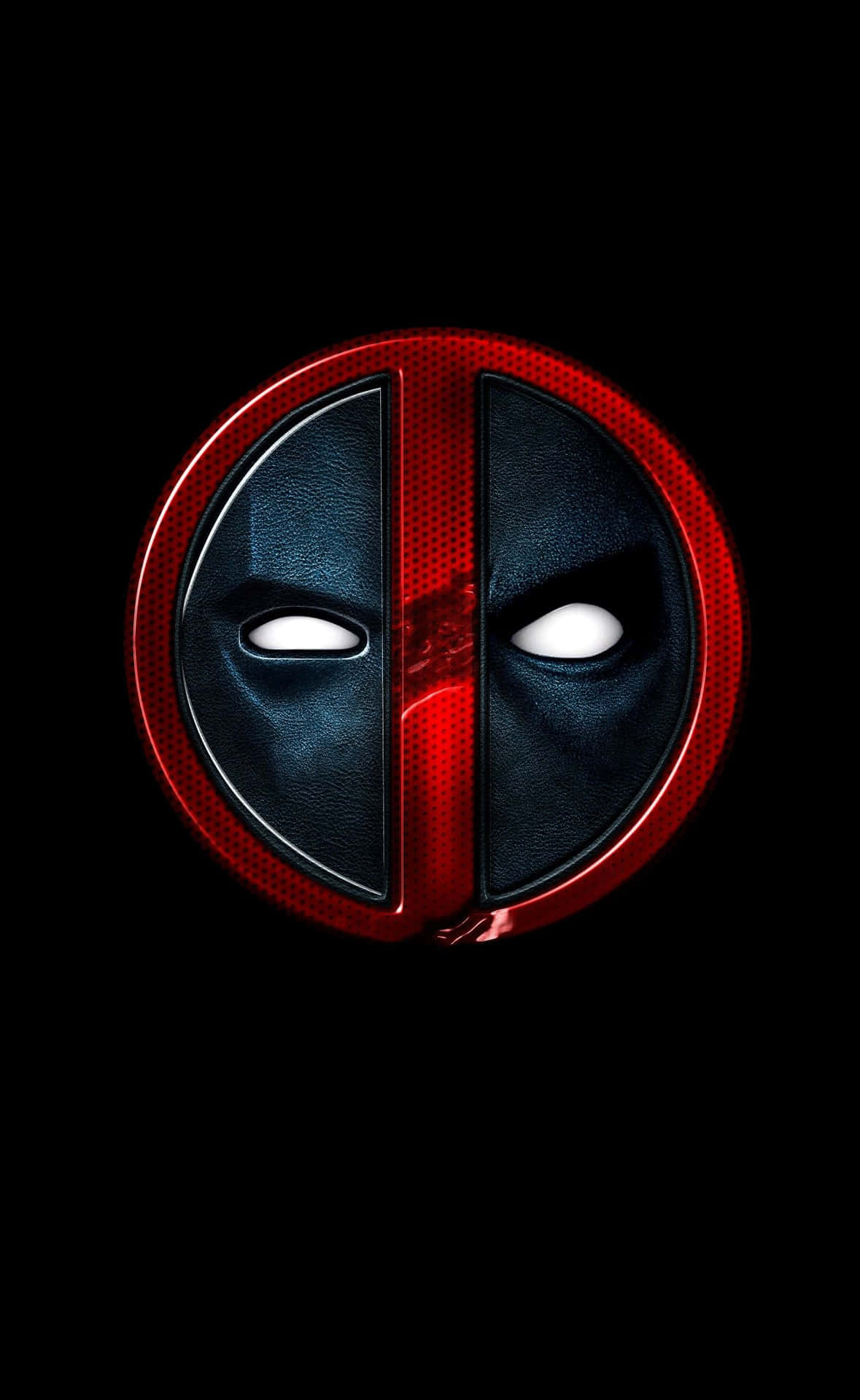 Eye Twitching Deadpool Logo Background