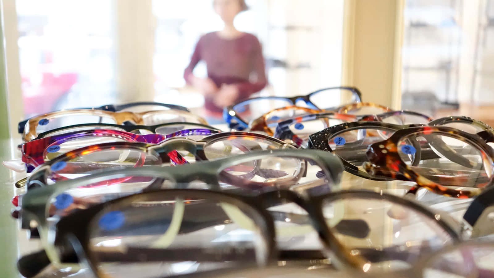 Eyeglasses For Myopic Persons Background