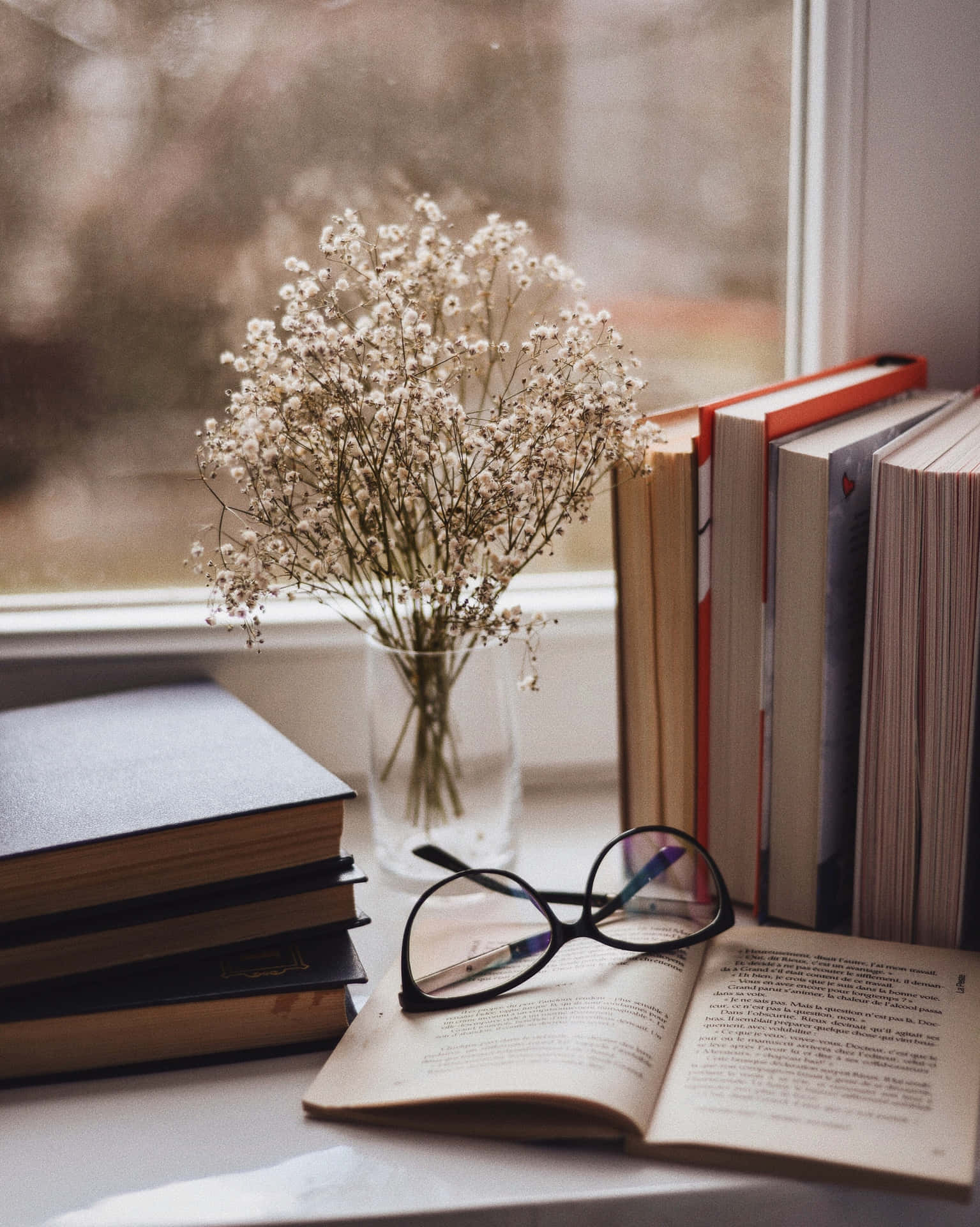 Eyeglasses On Novel