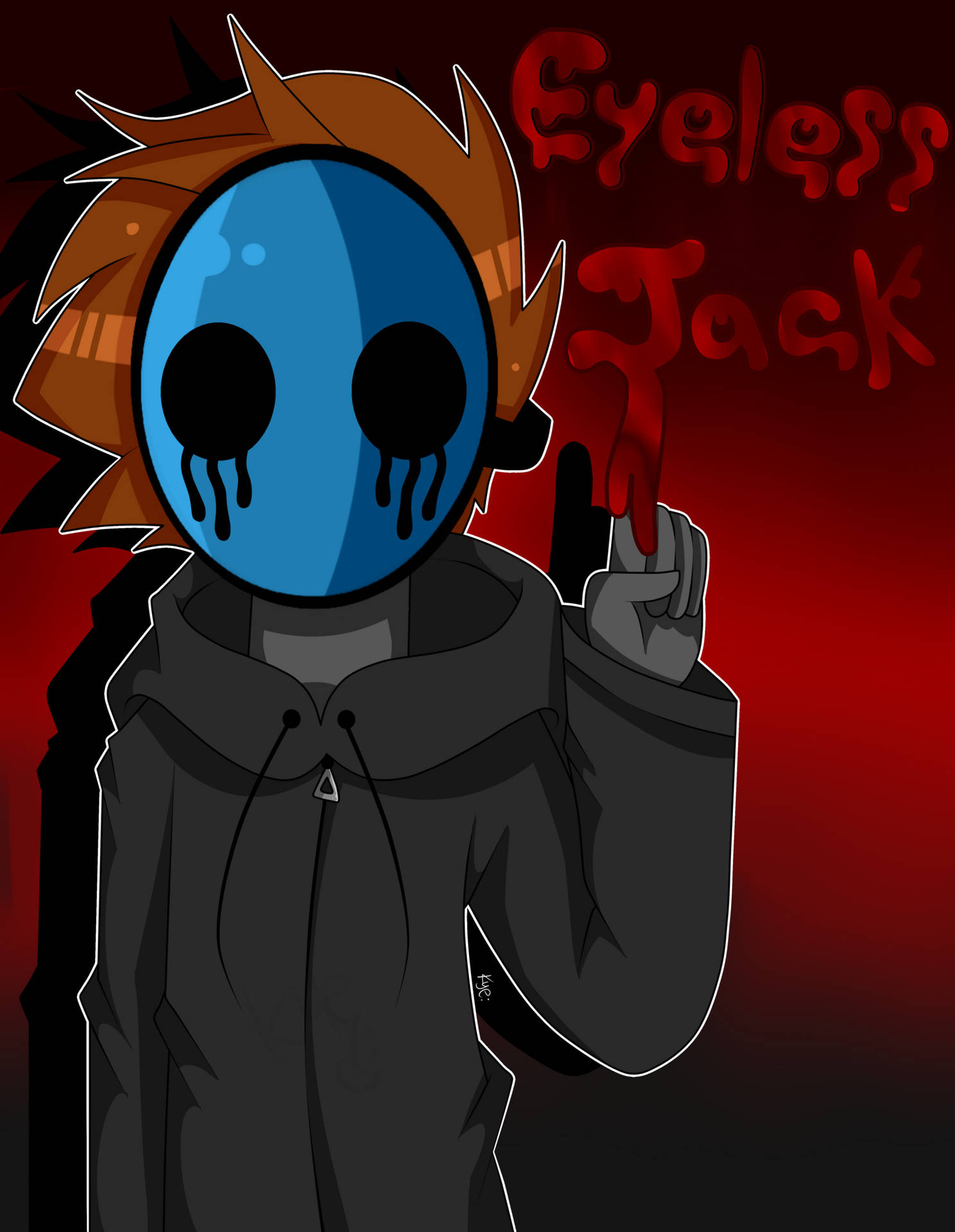 Eyeless Jack Vector Art Background