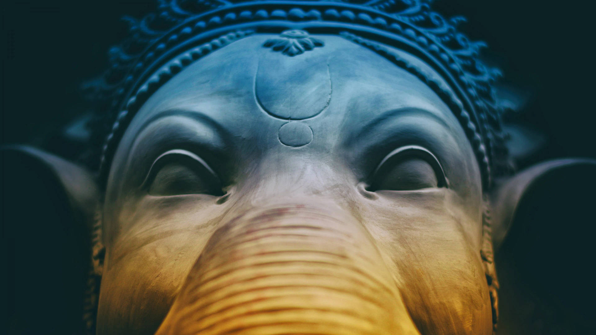 Eyes Of Ganesh 4k Background