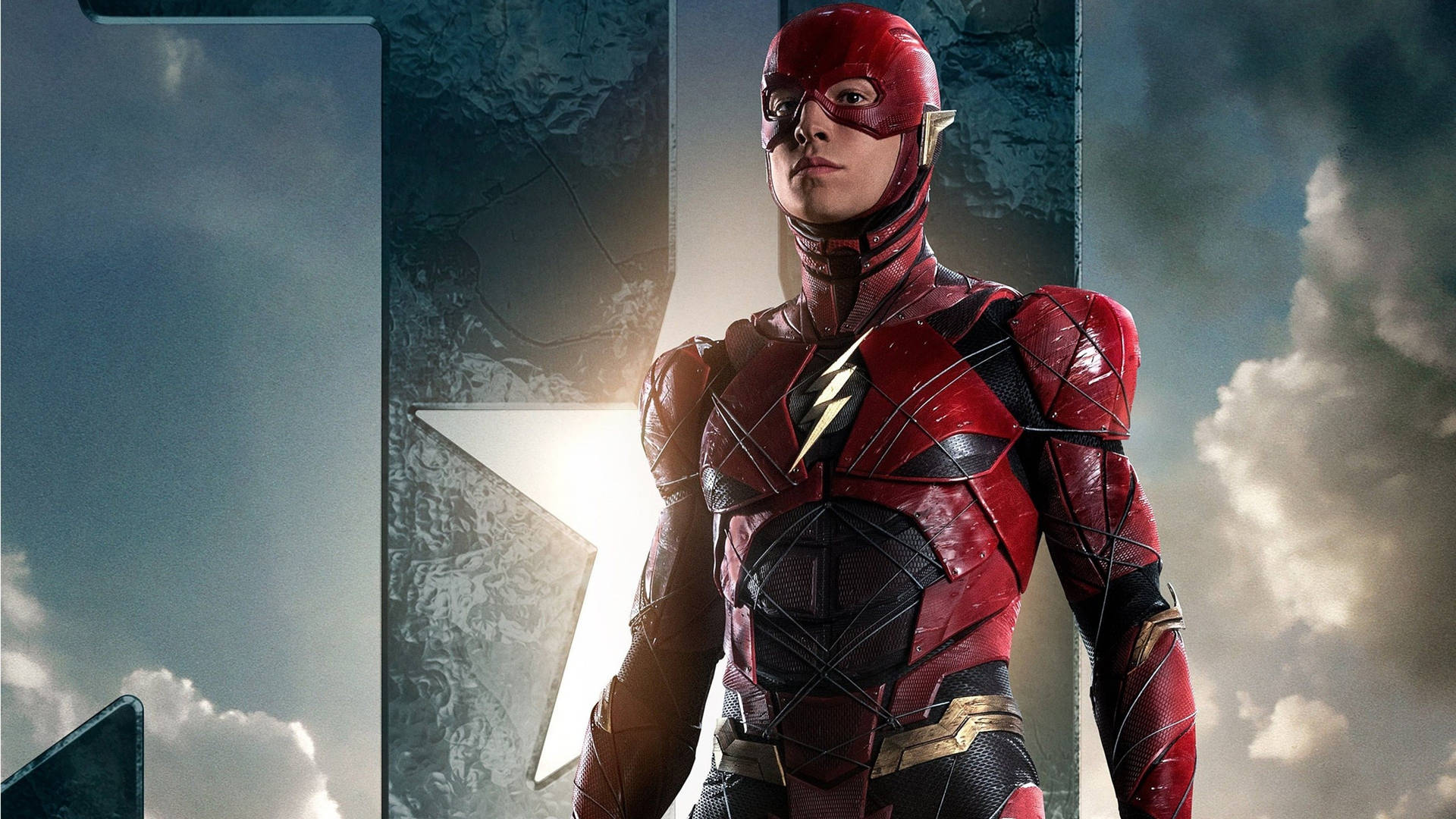 Ezra Miller Closeup The Flash Movie Background