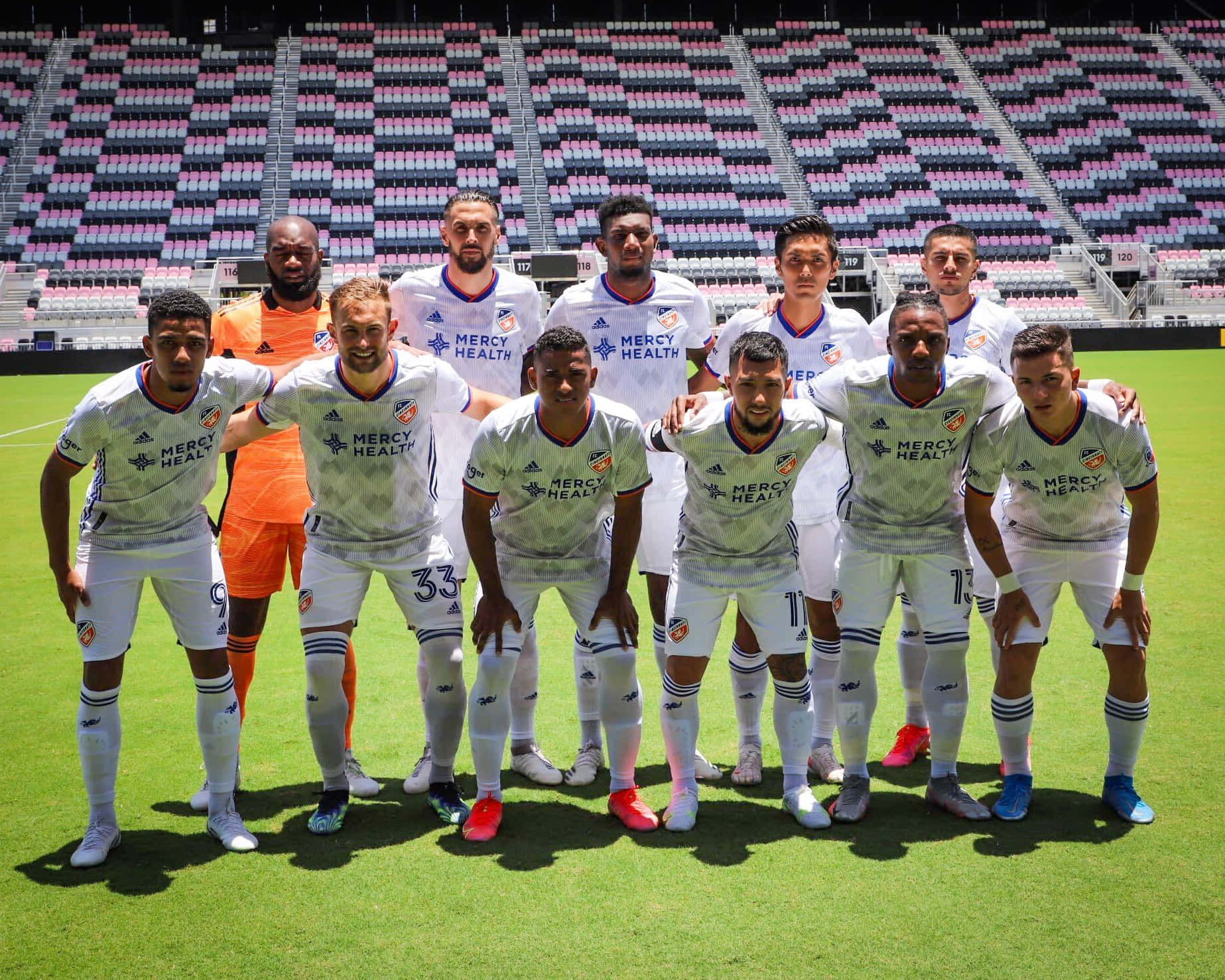 F C Cincinnati Team Photo Background