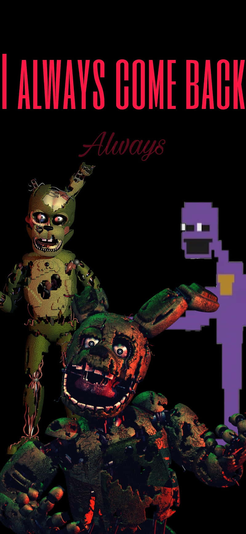 F N A F Always Come Back Background