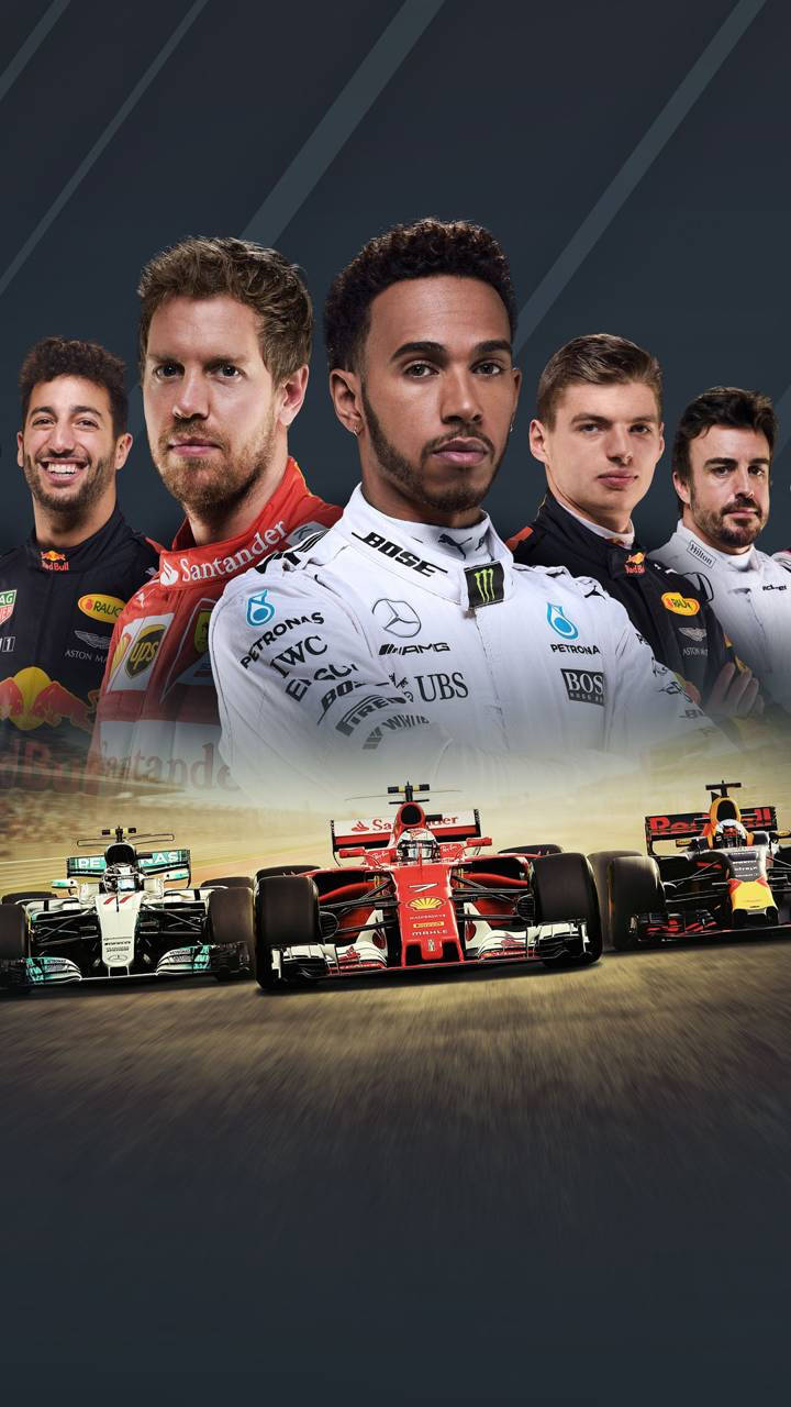 F1 2017 Racing Drivers Iphone Background