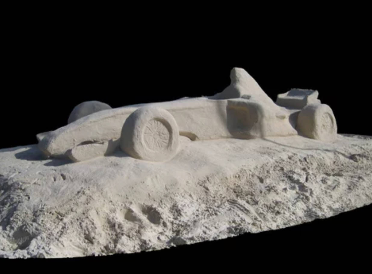 F1 4k Sand Castle Background