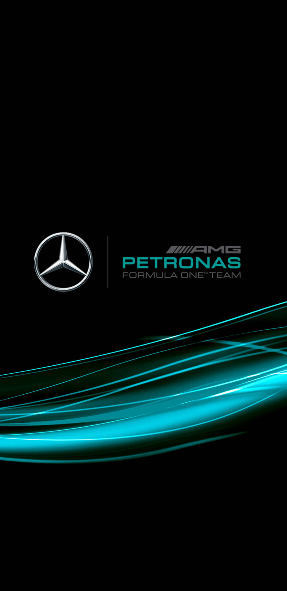 F1 Amg Petronas Logo Art Iphone Background