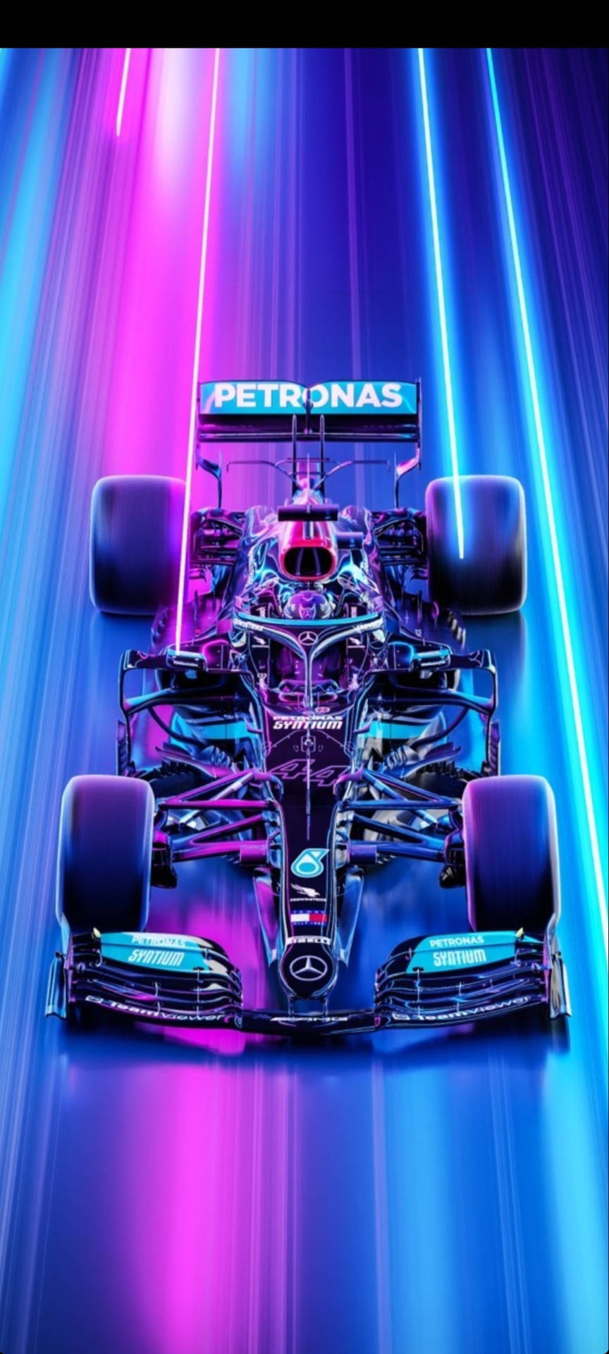 F1 Amg Petronas Neon Road Iphone