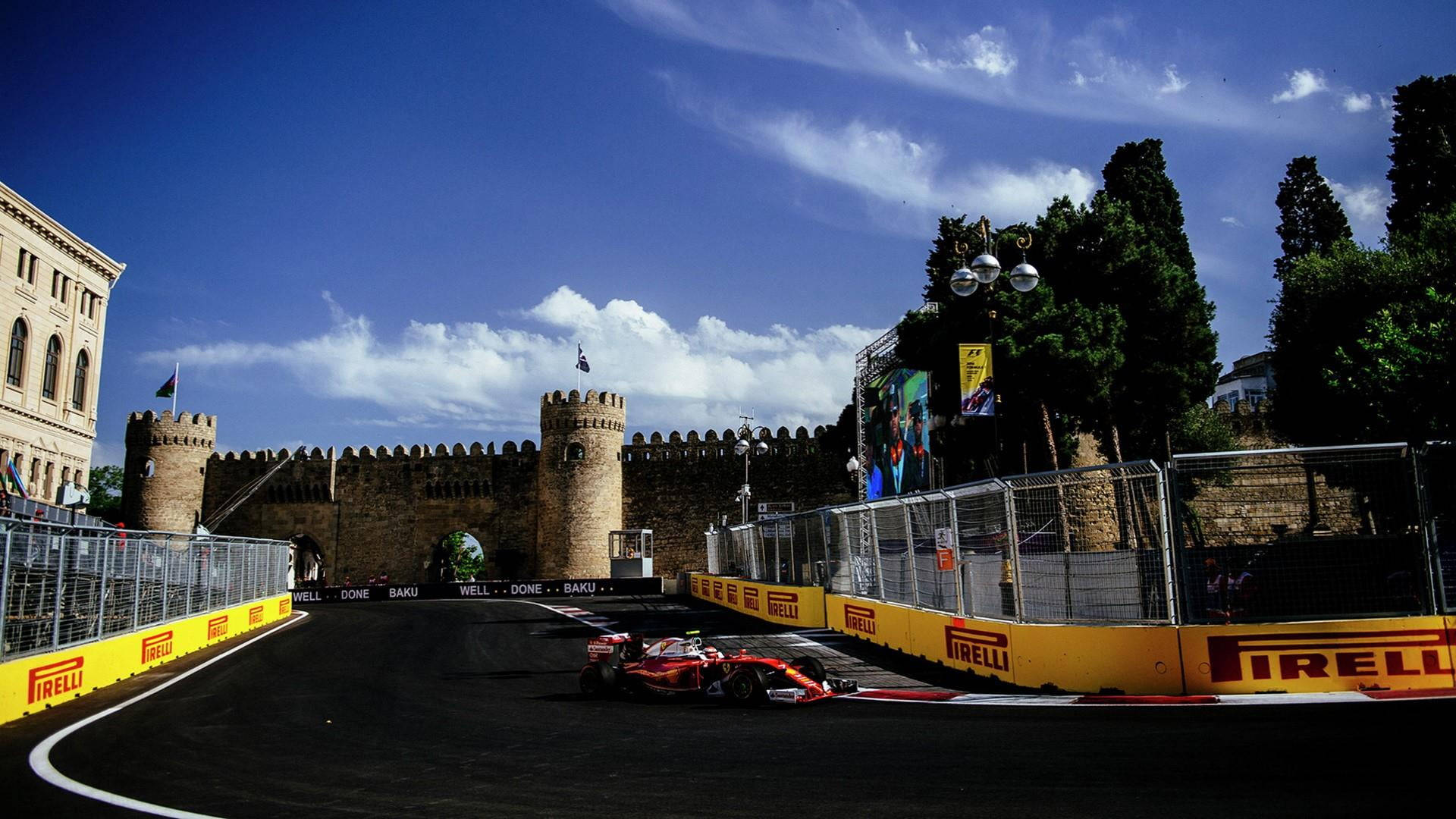 F1 Baku City Circuit Background