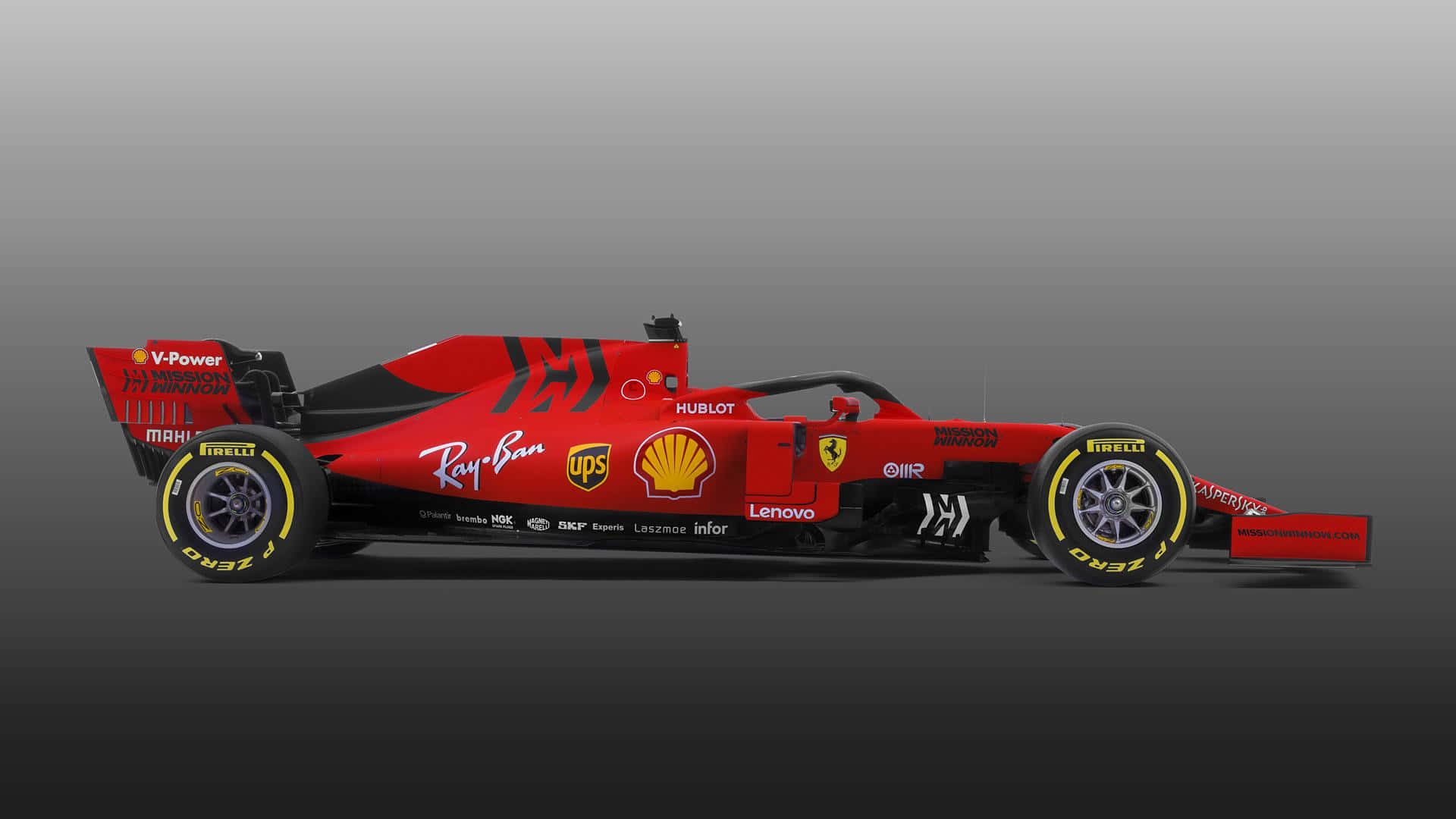 F1 Game Red Aesthetic Race Car Background