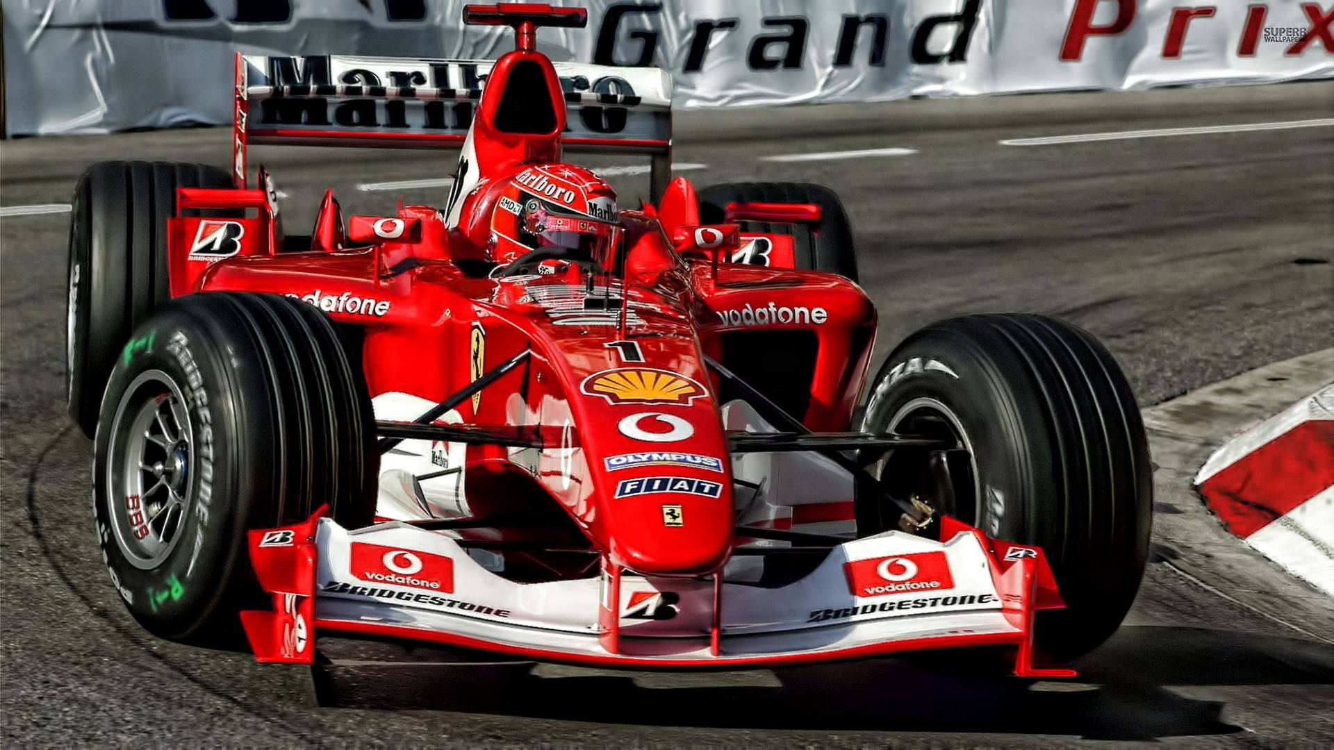 F1 Racing Car Close-up Photography