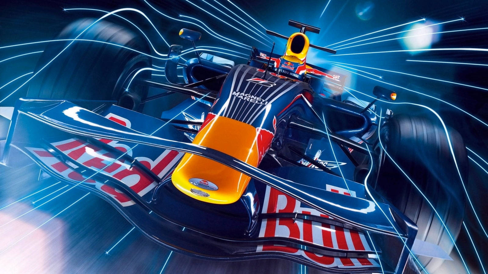 F1 Racing Graphic Art Background