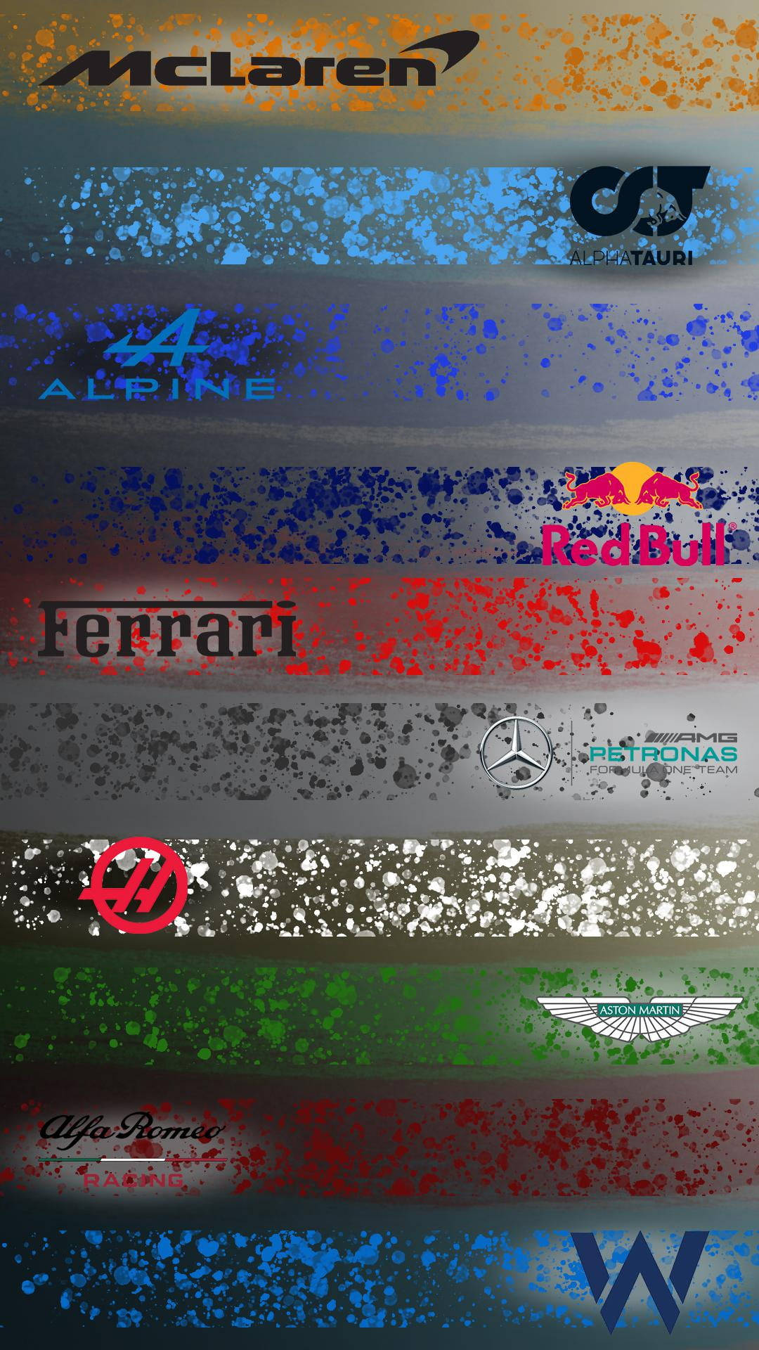 F1 Racing Teams Iphone Background