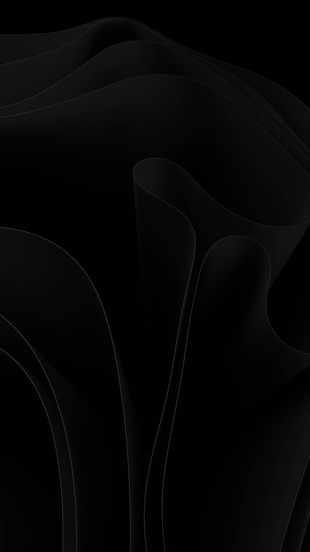 Fabric Edges Minimalist Black Phone Background